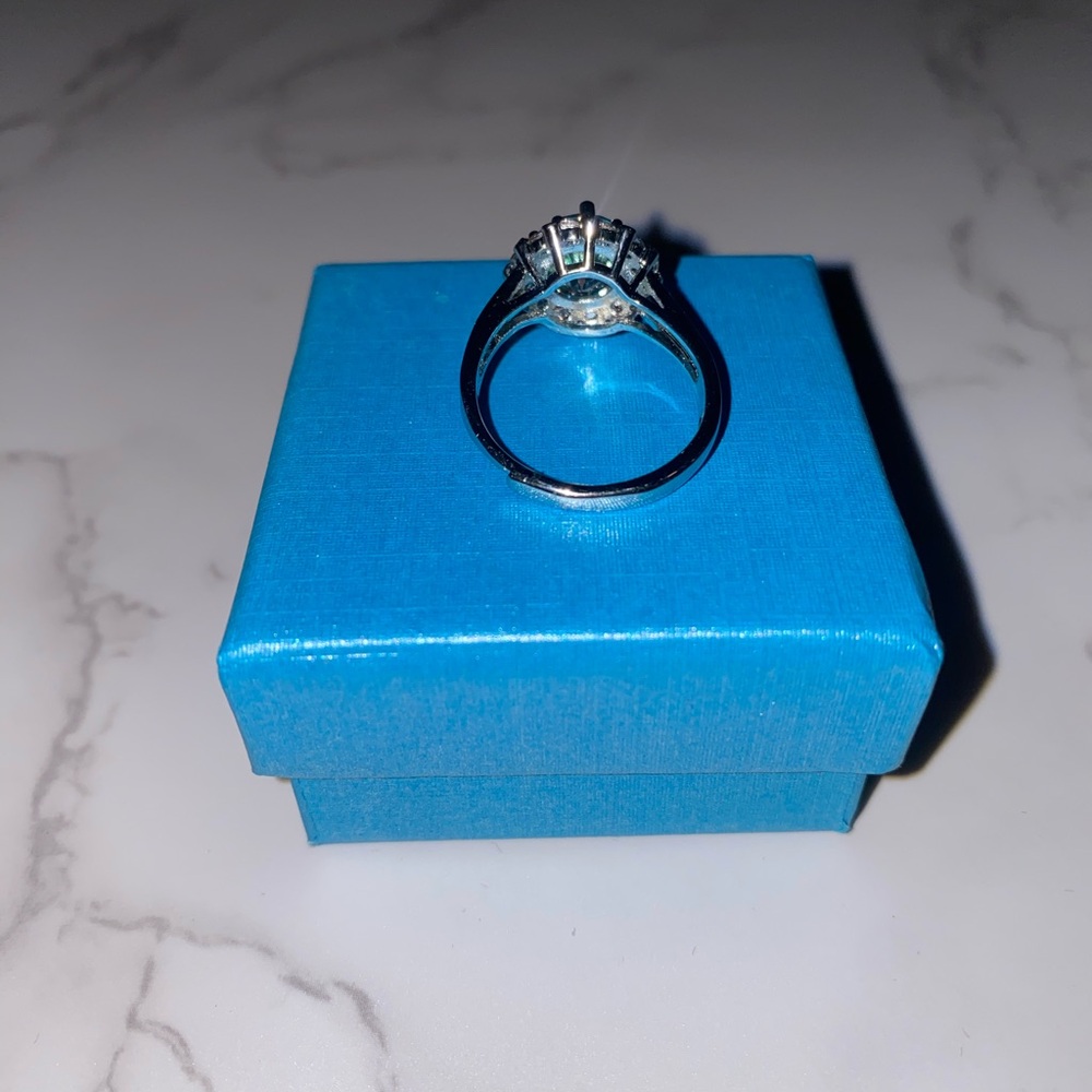 Womens Sterling Silver Adjustable Ring - Silver T… - image 5